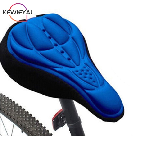 Kewiey 3D 透氣自行車座套壓花高彈坐墊完美自行車配件