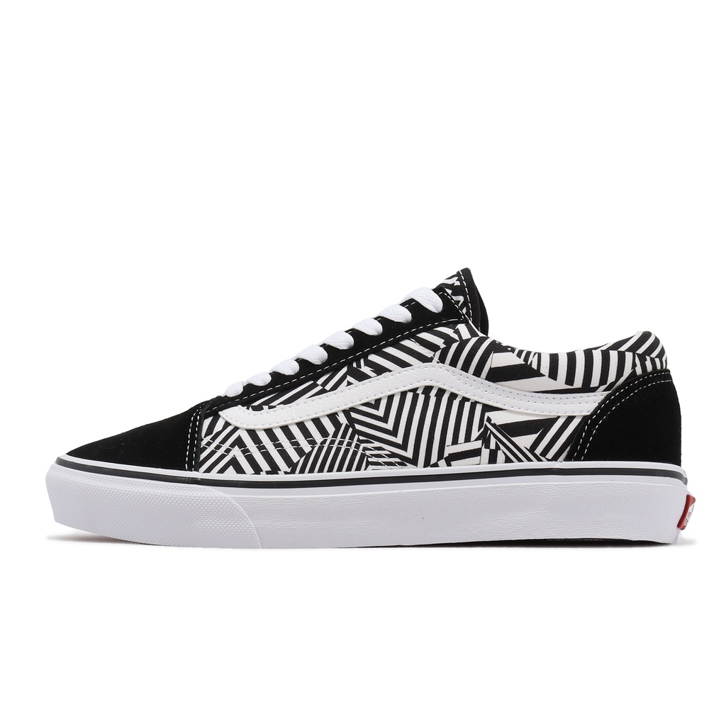 Vans 休閒鞋 V36CF Duzzle Old Skool 黑白 幾何線條 男女鞋 【ACS】 6286440001