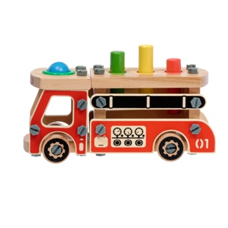 兒童螺母拆裝車 多功能拼裝螺母組合玩具 寶寶益智玩具 早教木製玩具