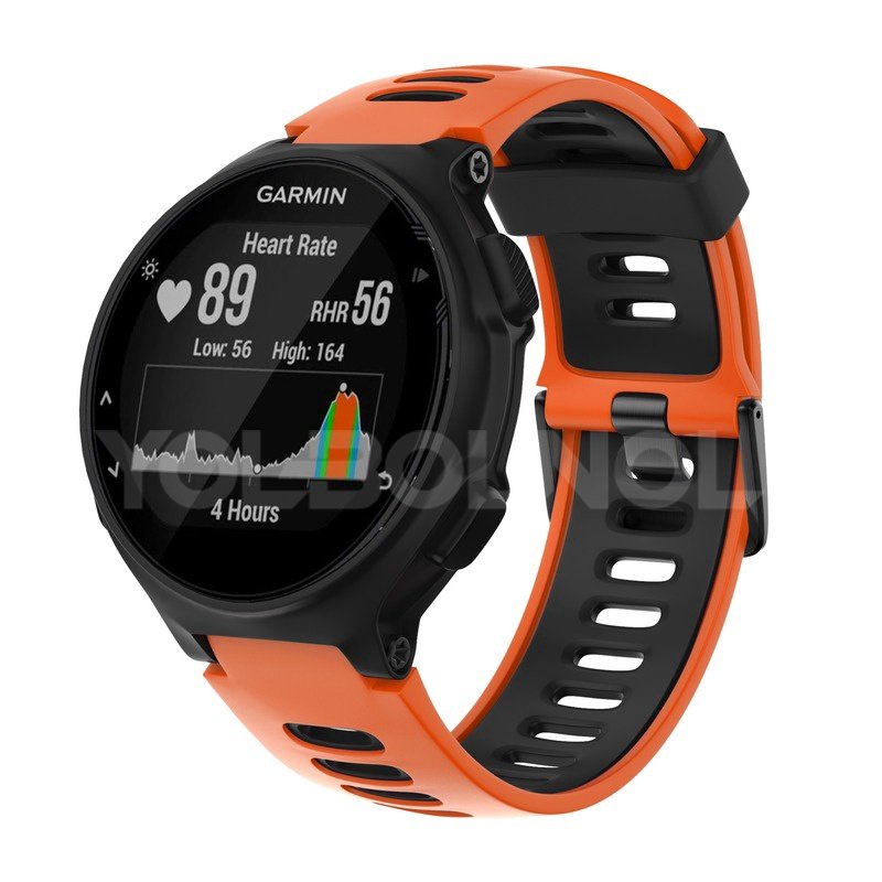 Garmin forerunner 235 220 230 620  630 735XT 錶帶 矽膠運動錶鏈 替換腕帶