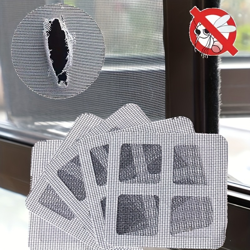 5 件裝固定網窗家用膠粘劑防蚊蠅蟲昆蟲修復屏風牆貼貼紙網紗窗紗