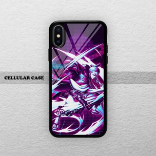 Iphone X XS XS MAX XR 軟殼硬殼一件式 Zoro 動漫圖案光面保護套