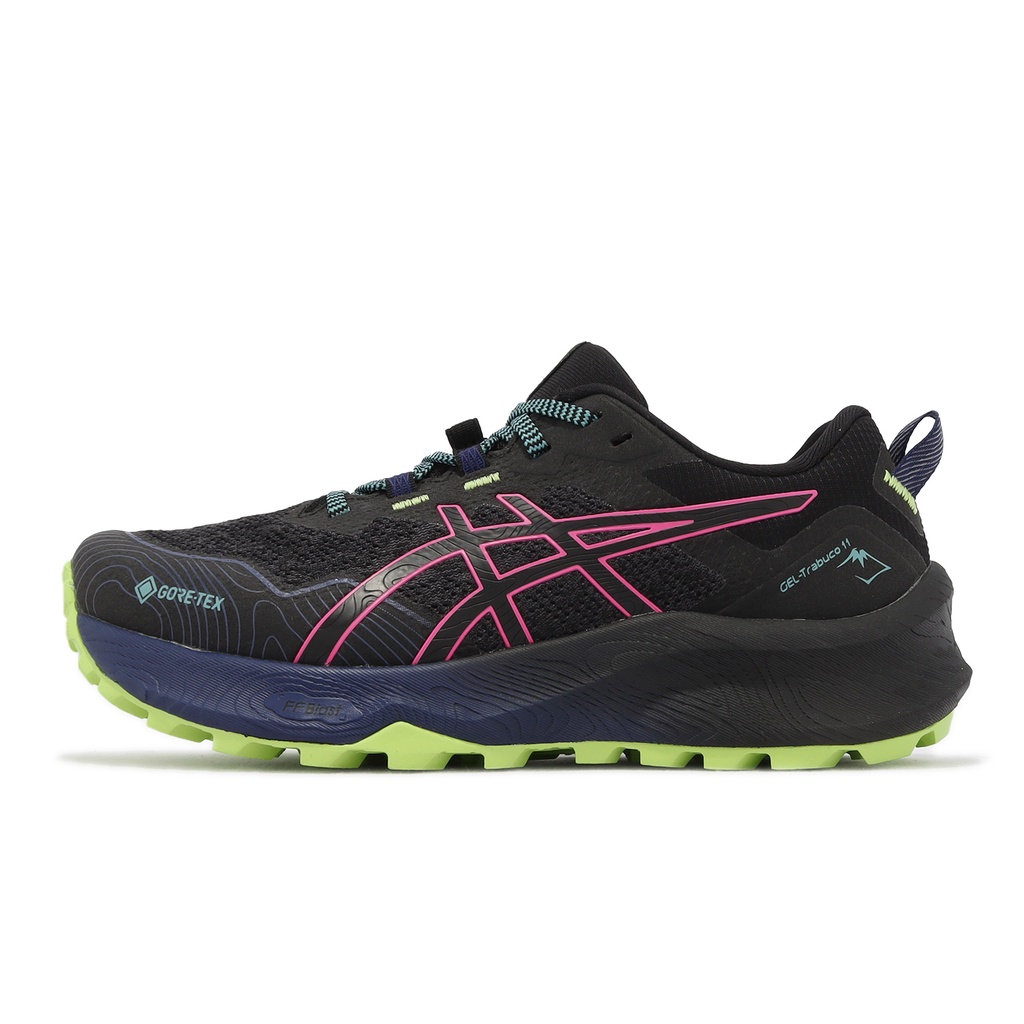 Asics 越野跑鞋 GEL-Trabuco 11 GTX 防水 黑 桃紅 深藍 亞瑟士 女鞋 1012B425003