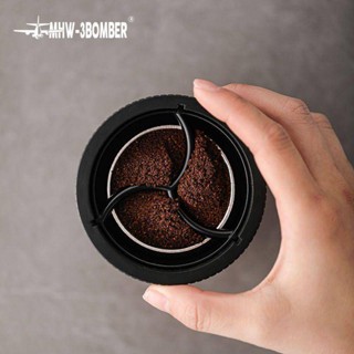 【橙月家居】轟炸機 摩卡壺專用布粉器 可調意式咖啡壓粉器 配件龍捲風