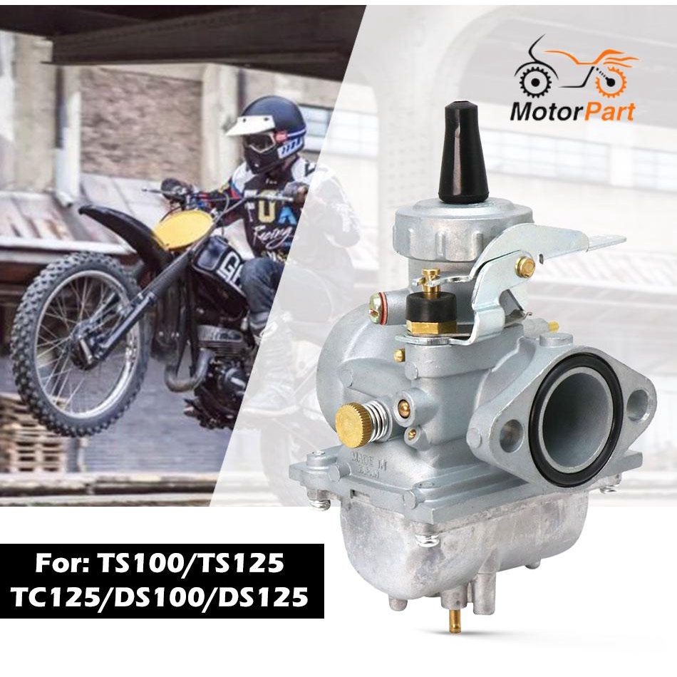 MOTOPRTS SHOP 適用於鈴木TS125 TS125N TC125 TS100 VM機車化油器