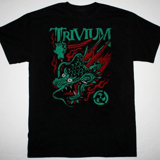 Trivium Band Vintage Vintage T 恤男士時尚個性男士 T 恤上衣 tee