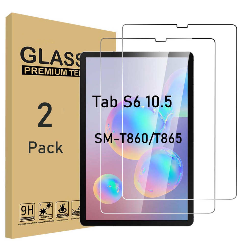 SAMSUNG (2 件裝) 鋼化玻璃適用於三星 Galaxy Tab S6 10.5 2019 SM-T860 SM-