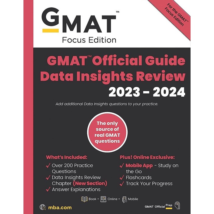 GMAT Official Guide Data Insights Review 2023-2024 (Focus Ed.)/GMAC (Graduate Management Admission Council) eslite誠品