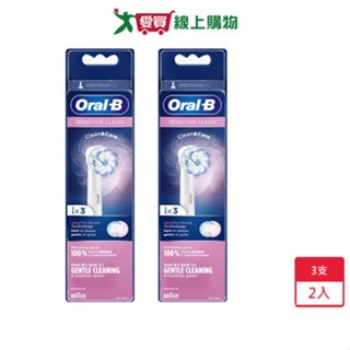 Oral-B 歐樂B-超細毛護齦刷頭EB60-3(3支)x2入【愛買】