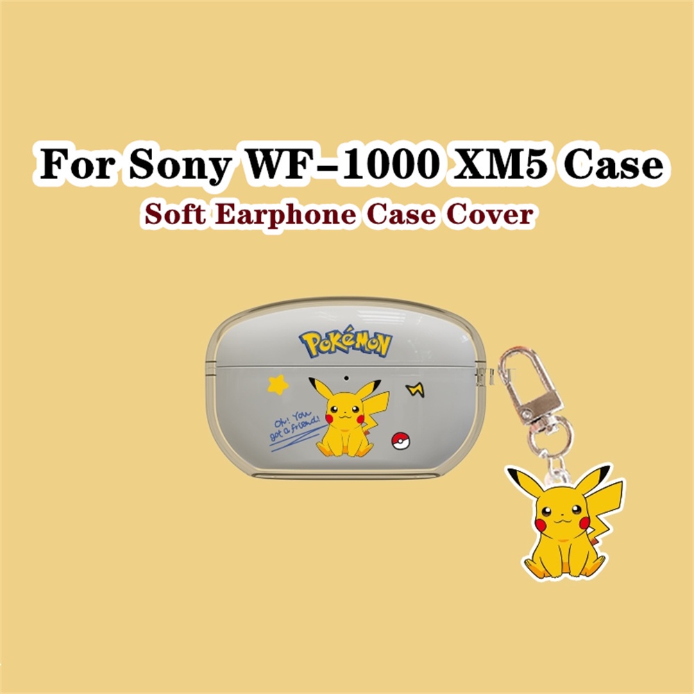 【超值】適用於索尼 Wf-1000 XM5 手機殼透明創意卡通適用於索尼 WF-1000 XM5 外殼軟耳機殼保護套