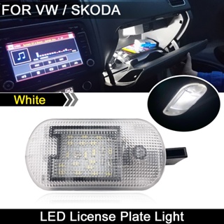 2 件裝白色 LED 手套箱燈適用於大眾 Bettle Bora Variant Caddy Golf Suran Sp