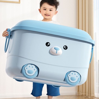 兒童玩具收納箱框積木收納盒家用寶寶整理箱大容量衣物零食儲物箱