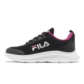 Fila 慢跑鞋 Skyway 黑 桃紅 女鞋 運動鞋 休閒鞋 斐樂 基本款 網布 郊遊 【ACS】 5J315X021
