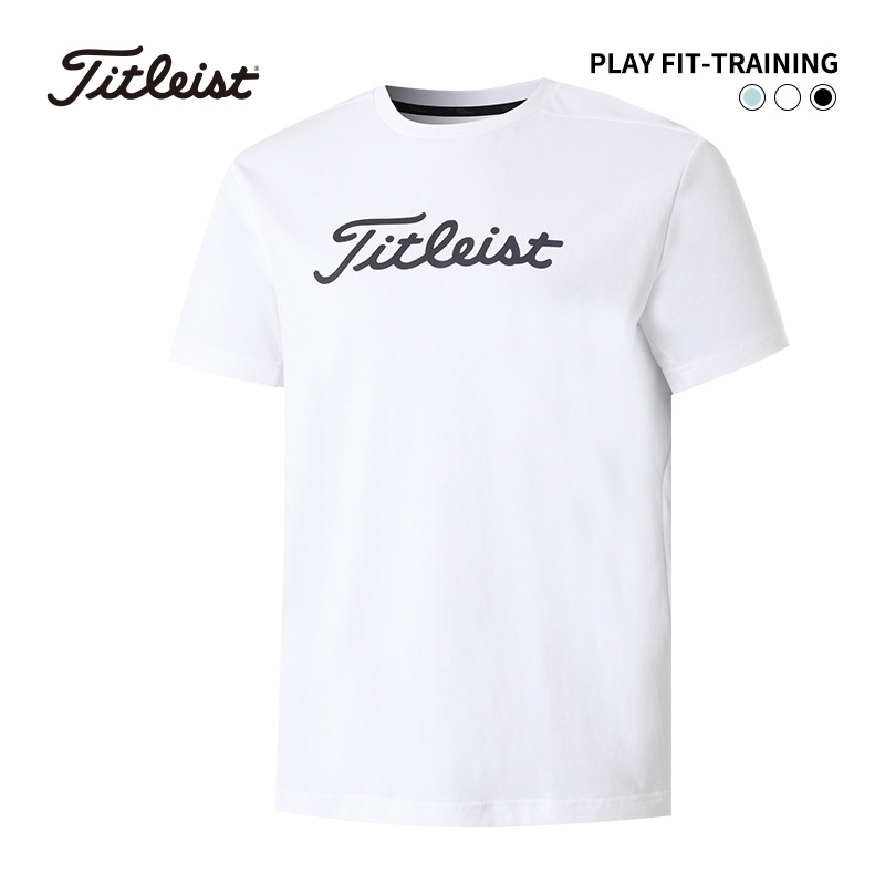 Titleist泰特利斯高爾夫服裝夏季FIT-TRAINING男裝輕薄短袖T恤