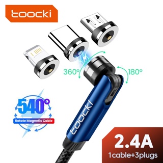 Toocki 540 度旋轉 MagneticCable Micro USB C 型電纜,適用於 lP Android