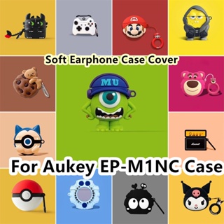 現貨! 適用於 Aukey EP-M1NC 外殼軟耳機外殼保護套動漫卡通造型
