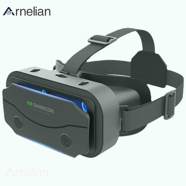 Arnelian 3d 虛擬現實遊戲眼鏡耳機雙可調焦長度 Vr 眼鏡適用於 4.5-7.0 英寸智能手機