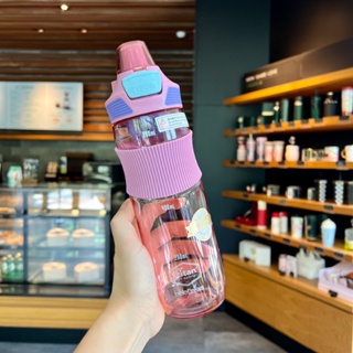 650ml 水瓶帶茶隔板 Tritan 瓶戶外健身運動水杯 BPA FREE 夏季便攜直飲杯