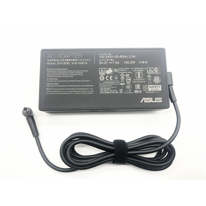 20v 7.5A 150W 6.0x3.7mm A18-150P1A 交流適配器適用於華碩 Rog G531GT G73