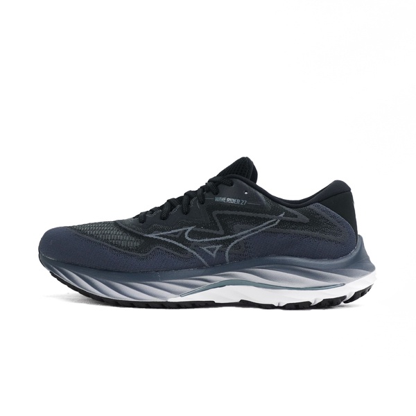 Mizuno Wave Rider 27 SSW 男 慢跑鞋 運動 路跑 平穩 舒適 深藍 [J1GC237502]