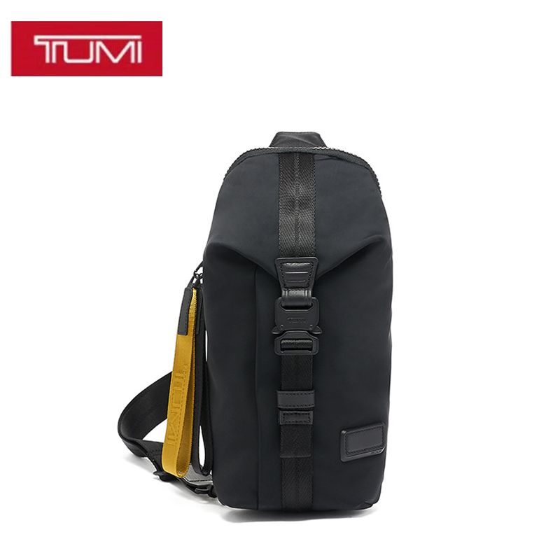 新款TUMI胸包tahoe可卸雙色拉環男士798675斜背包男生手拎斜背包 MNQX
