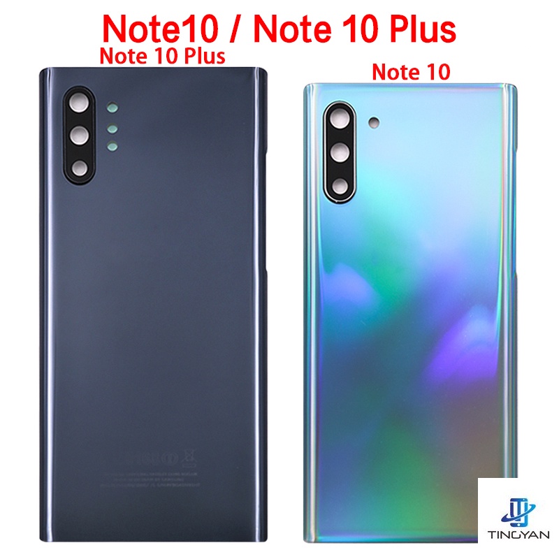 SAMSUNG 適用於三星 Galaxy Note10 Note 10 Plus N970F N975F 電池後蓋三維玻