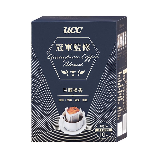 UCC 冠軍監修甘醇澄香濾掛式咖啡10g*10入/盒