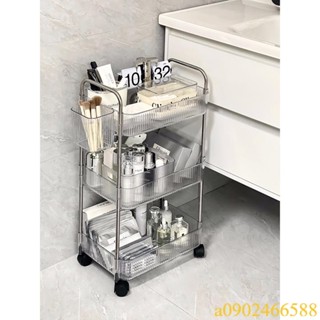 置物架亞克力零食小推車化妝品落地宿舍書架床頭桌面衛生間收納架