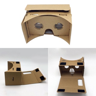 1/2 DIY 紙板適用於 Google 虛擬現實眼鏡,帶三維光學鏡片盒