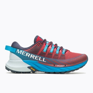 Merrell Agility Peak 4 男 戶外鞋 登山 健行 越野 耐磨 止滑 穩定 紅藍 [ML067463]