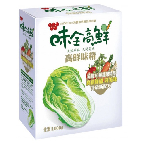 味全 高鮮味精(1000g/盒)[大買家]