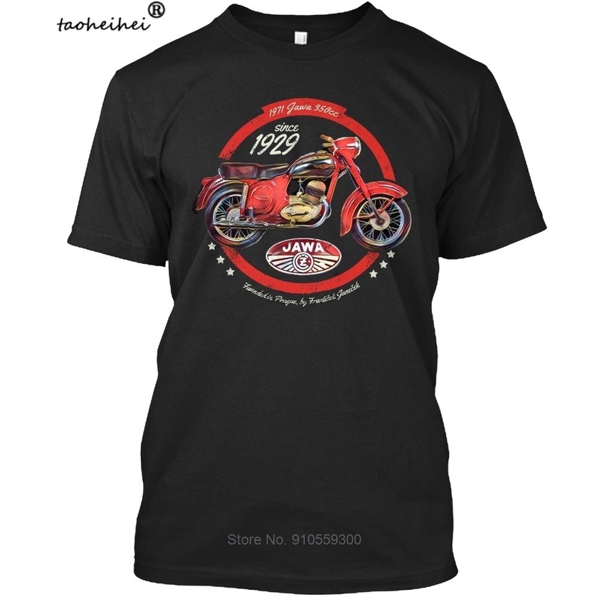 男士 t 恤男士 t 恤 Jawa 350cc 摩托車復古禮品襯衫 t 恤棉質 t 恤男士夏季時尚 t 恤歐元尺碼上衣