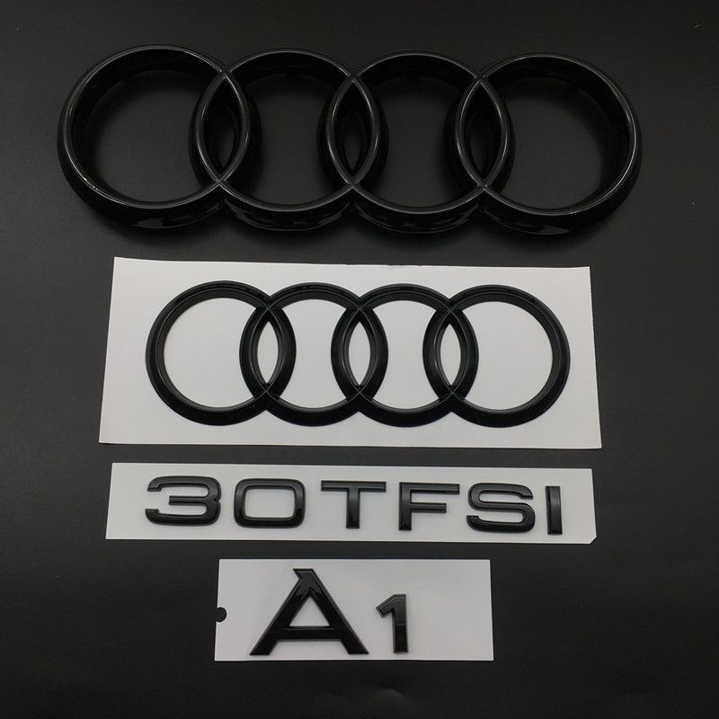Audi 奧迪 A1 車標 改裝四環標 a1中網標 尾標 英文字母標 前後標 排量車貼 汽車配件