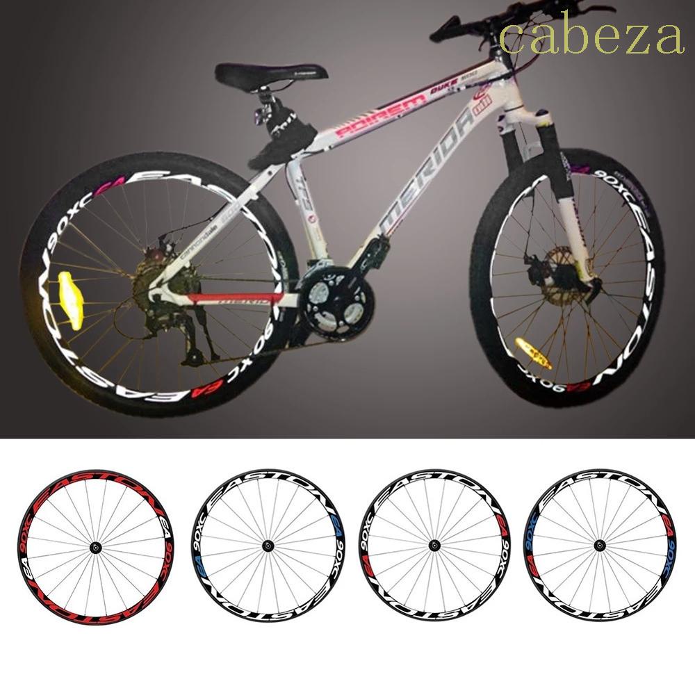 CABEZA自行車輪圈自行車自行車安全保護器多色自行車貼花MTB自行車自行車貼紙