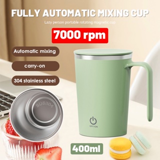 Usb自動自攪拌磁力杯304不銹鋼智能咖啡牛奶攪拌器攪拌杯熱攪拌器水瓶