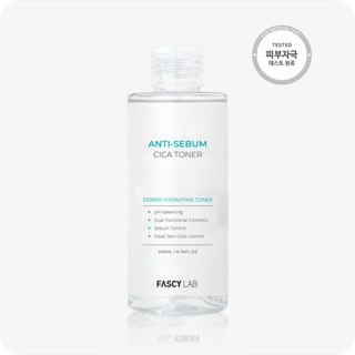 【滴滴踢】 fascy lab 積雪草控油清爽化妝水 200ml 保濕 控油 清爽 化妝水 臉部保養 現貨 韓國