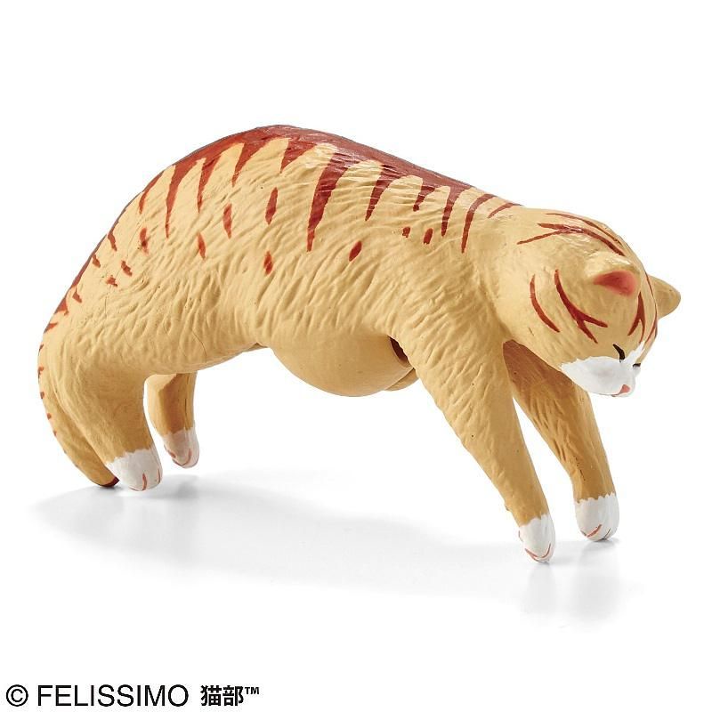 日本 FELISSIMO 躺在雨傘柄上的貓咪/ 紅虎斑 eslite誠品