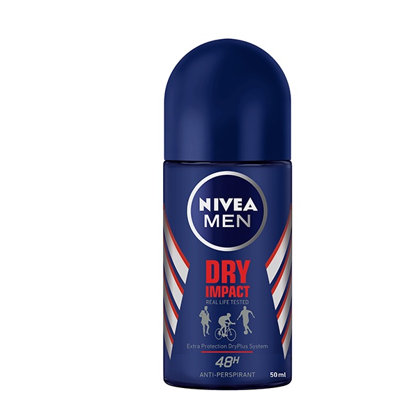 NIVEA 妮維雅男士止汗爽身乳液乾適活力系列50ml