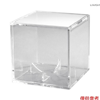 [新品到貨]棒球展示盒防紫外線亞克力立方體棒球架方形透明支撐盒適用於 9 英寸球[26]