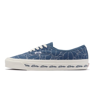 Vans 休閒鞋 Authentic 44 DX 藍 白 縫線 Alva Skate 男鞋 滑板 VN0005U8NVY