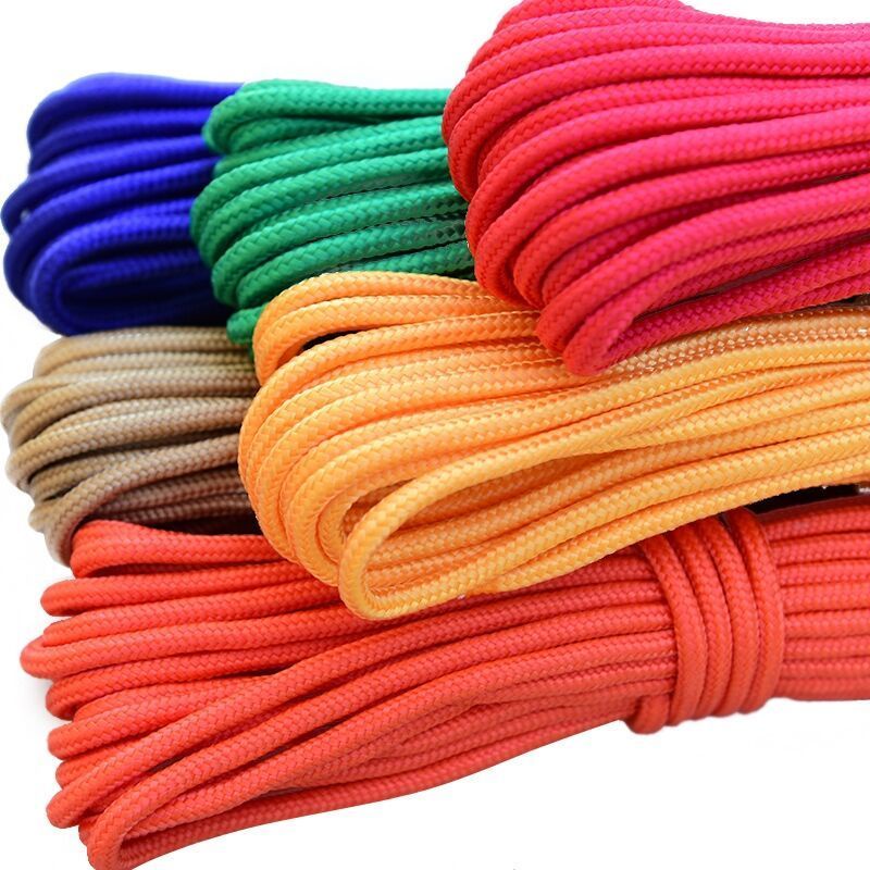‹尼龍編織繩›現貨 繩子尼龍繩 編織繩 捆綁繩晾衣繩裝飾繩子包裝繩優質彩色繩子晒被繩