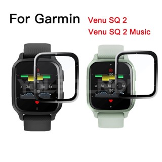Garmin venu SQ 2 sq2 音樂彎曲全覆蓋保護膜的 3D 螢幕保護膜