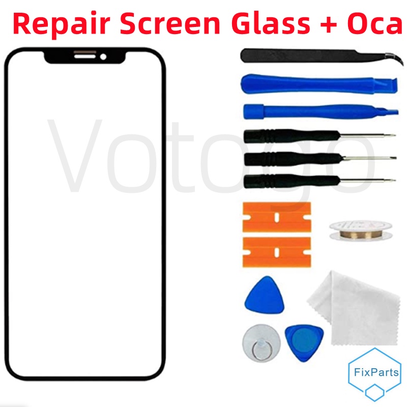 Iphone 13 14 12 11 Pro mini X XS Max LCD 顯示屏外觸摸屏 OCA 維修工具套件的