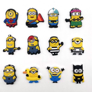 Hot Caroon Minions 主題鞋飾Jibbitz For Crocs 拖鞋鞋釦鞋飾 DIY PVC 涼鞋可拆