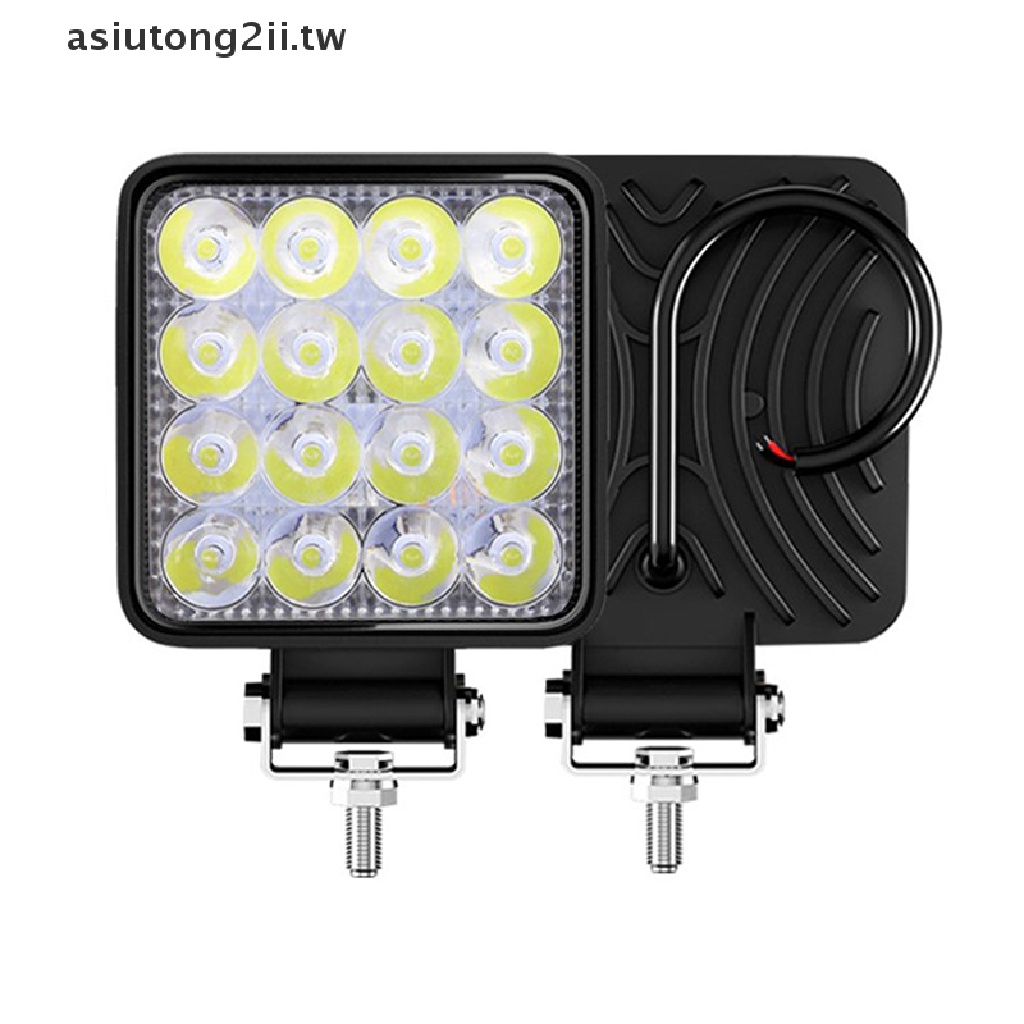 [asiutong2ii] 汽車 LED 工作燈 48W 12V 汽車燈霧燈 LED 拖拉機聚光燈卡車 [TW]