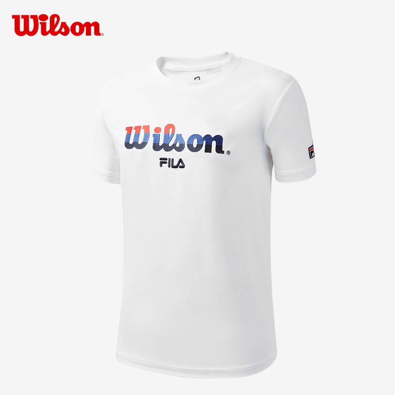 WILSON 威爾遜聯名男女網球服短袖t恤秋季新款寬鬆 0827