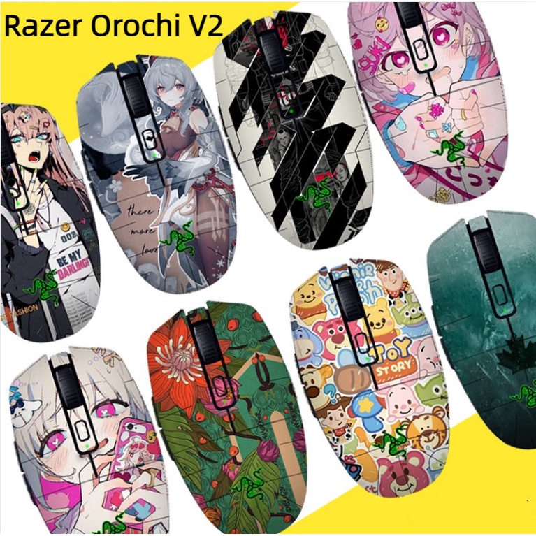 適用於Razer Orochi V2滑鼠防滑貼耐磨防塵吸汗全包磨砂貼膜