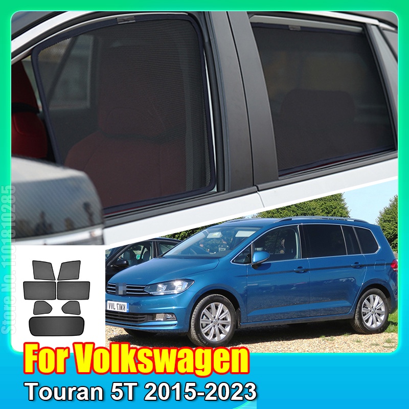 適用於 Volkswagen VW Touran 5T 2015-2023 車窗遮陽板前擋風玻璃後側窗簾遮陽板遮陽板