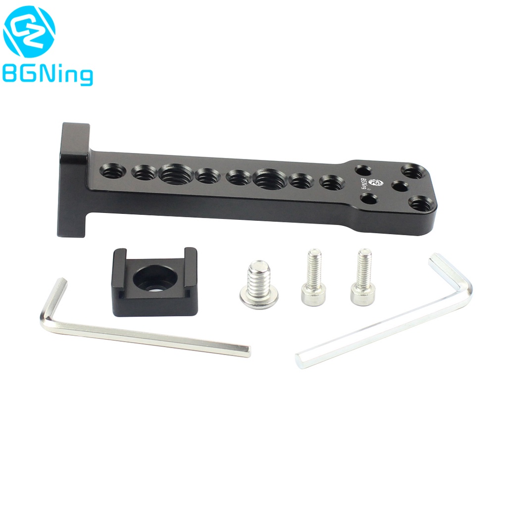 Bgning 鋁製外部擴展安裝板支架快速釋放麥克風監視器臂適配器,適用於 Ronin S 手持雲台