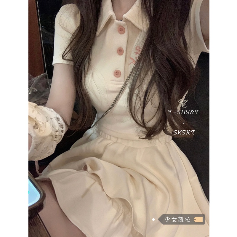 [ EASY BUY 隨 S-XL jk長袖 夏套裝 休闲女装 復興制服 甜美學院風jk制服套裝女純欲風辣妹蝴